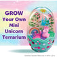 Creativity for Kids Unicorn Terrarium Mini Garden Kit for Girls Unique Gift Arts and Crafts Ages 6+