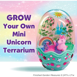 Creativity for Kids Unicorn Terrarium Mini Garden Kit for Girls Unique Gift Arts and Crafts Ages 6+