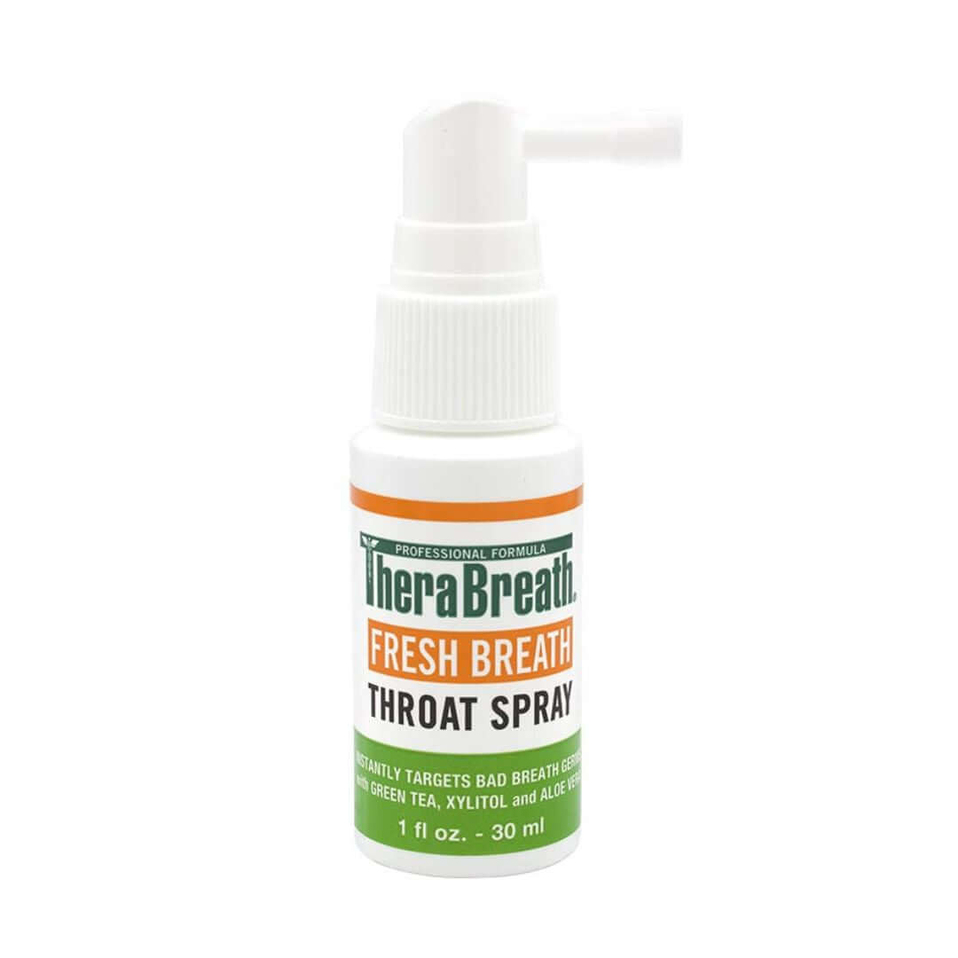 TheraBreath Fresh Breath Green Tea Xylitol & Aloe Vera Throat Spray 30ml,697029301029