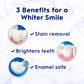 Crest 3D White Advanced Luminous Mint Teeth Whitening Toothpaste, 4 Pack (37oz each), Removes Surface Stains, Whitens & Strengthens Enamel
