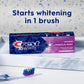 Crest 3D White Advanced Luminous Mint Teeth Whitening Toothpaste, 4 Pack (37oz each), Removes Surface Stains, Whitens & Strengthens Enamel