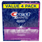 Crest 3D White Advanced Luminous Mint Teeth Whitening Toothpaste, 4 Pack (37oz each), Removes Surface Stains, Whitens & Strengthens Enamel