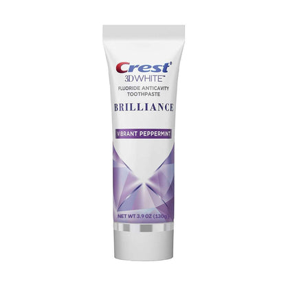 Crest 3D White Brilliance Vibrant Peppermint Anticavity Toothpaste 130g