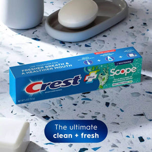 Crest Complete Plus Whitening Scope Minty Fresh Striped Toothpaste 153g