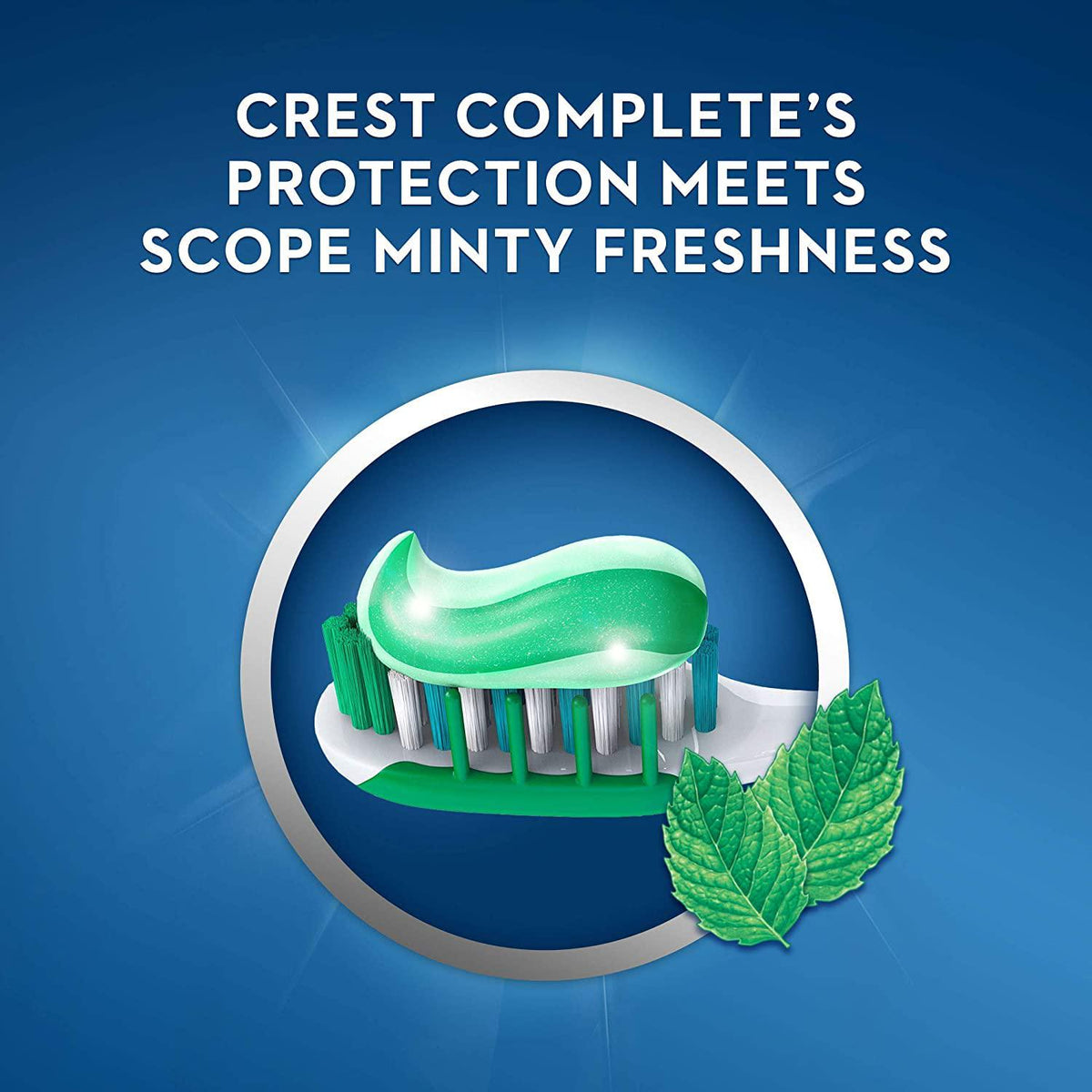 Crest + Scope Whitening Toothpaste - Pack Of 3, 5.4 Oz Tubes - Anticavity Fluoride Toothpaste, Fresh Breath, Kills Germs - Tartar Protection, Enamel Protection - Minty Fresh Flavor,