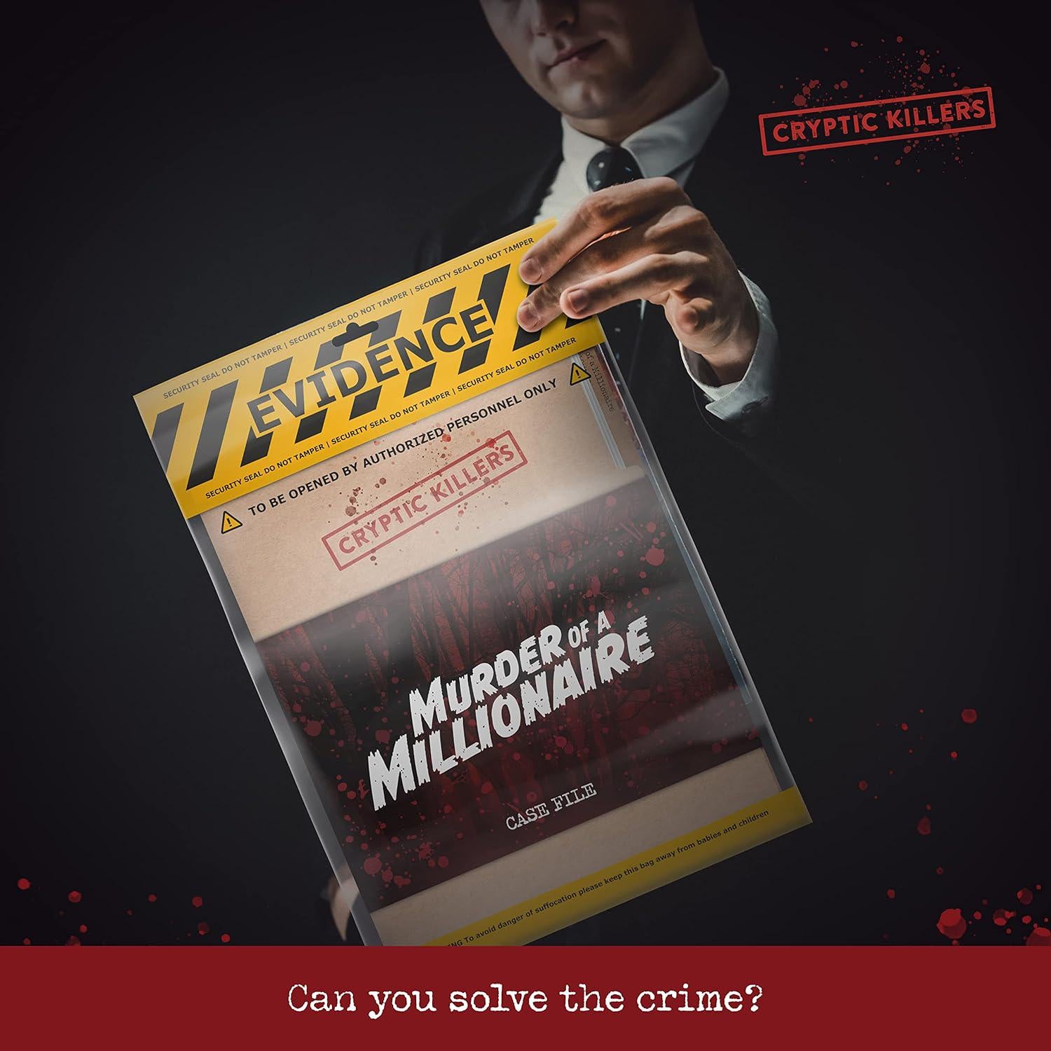 Cryptic Killers Unsolved Murder Mystery Game - Cold Case File Investigation - Detective Clues/Evidence - Solve The Crime - For Individuals, Date Nights And Party Groups - Murder Of A Millionaire,