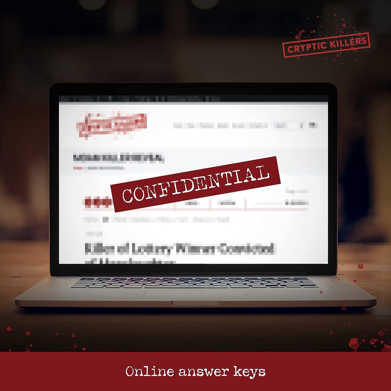 Cryptic Killers Unsolved Murder Mystery Game - Cold Case File Investigation - Detective Clues/Evidence - Solve The Crime - For Individuals, Date Nights And Party Groups - Murder Of A Millionaire,