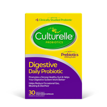 Culturelle Digestive Daily Probiotic 30 Veg Capsules