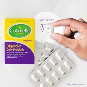 Culturelle Digestive Daily Probiotic 30 Veg Capsules