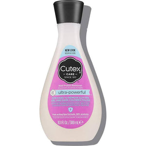 Cutex Cutex Gel Nail Polish Remover, Ultra-Powerful And Removes Glitter And Dark Colored Paints, Paraben Free, 10.1 Fl Oz