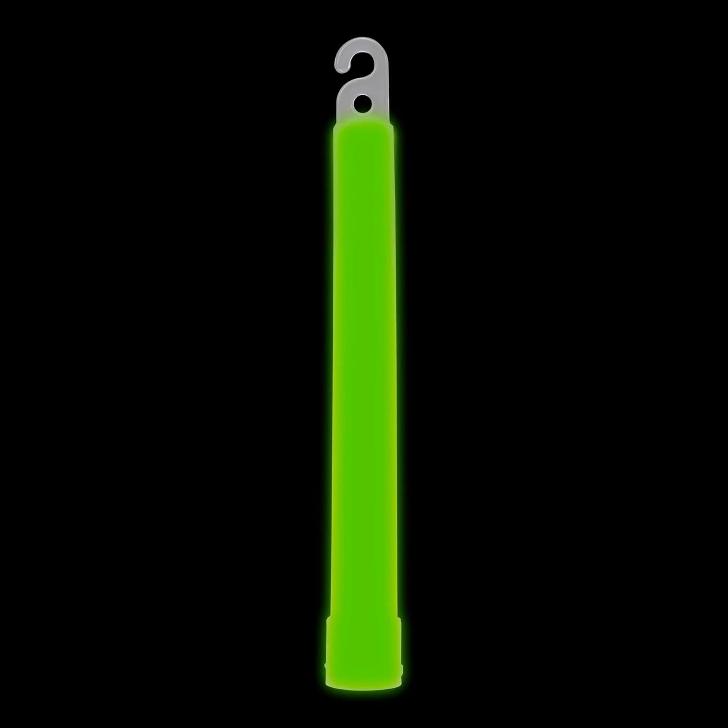 Cyalume Glow Sticks Military Grade Lightstick - Premium Green 6 SnapLight Emergency Chemical Light Stick With 12 Hour Duration , 10 Pack,