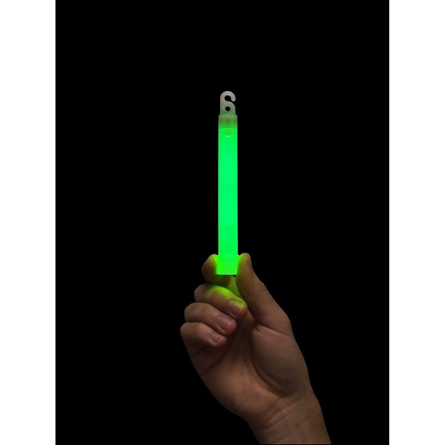 Cyalume Glow Sticks Military Grade Lightstick - Premium Green 6 SnapLight Emergency Chemical Light Stick With 12 Hour Duration , 10 Pack,