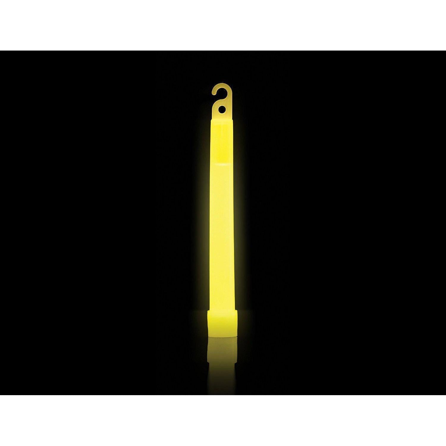 Cyalume Yellow Emergency Glow Sticks - Premium 6 SnapLight Survival Glow Sticks With 8 Hour Duration For Use As Emergency Flares And Hiking Safety Gear (Bulk Pack Of 10 Safety Glow Sticks),