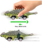DinoBros Dinosaur Pull-Back Cars, 6 Pack, Dino Toy Vehicles for Kids Ages 3+, Birthday Gift Set for Boys & Girls