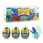 DinoBros Dinosaur Easter Eggs Filled Surprise Dino Chompers 4 Pack Easter Gift for Kids