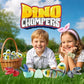 DinoBros Dinosaur Easter Eggs Filled Surprise Dino Chompers 4 Pack Easter Gift for Kids