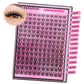 FANXITON DIY Lash Extension Kit Natural Look Wispy Lash Clusters D Curl 154 Pcs Lashes Clusters 8-16 Mm Eyelash Extension Kit Lash Bond And Seal Lash Tweezers Individual Lashes Lash Cluster Kit For Beginners