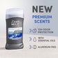 DOVE MEN + CARE Deodorant Stick For Men Midnight Classico 3 Count Aluminum Free 72-Hour Odor Protection Mens Deodorant With Essential Oils And 1/4 Moisturizing Cream 3oz,