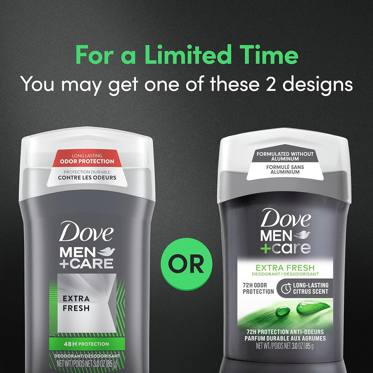 DOVE MEN + CARE Deodorant Stick For Men Clean Comfort Aluminum Free 72-Hour Odor Protection Mens Deodorant With 1/4 Moisturizing Cream, 3 Ounce (Pack Of 4),