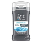 DOVE MEN + CARE Deodorant Stick For Men Clean Comfort Aluminum Free 72-Hour Odor Protection Mens Deodorant With 1/4 Moisturizing Cream 3 Oz,