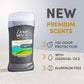 DOVE MEN + CARE Deodorant Stick For Men Aluminum Free 72-Hour Odor Protection Paradiso Sunrise 3 Count Mens Deodorant With Essential Oils And 1/4 Moisturizing Cream 3 Oz,