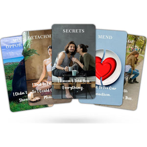 DPEHAKMK Message Of Love Oracle Cards, Oracle Cards For Beginners, Including Love, Romance, Twin Flame, Soulmate Messages,