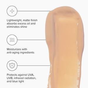 DRMTLGY DRMTLGY Matte Tinted Moisturizer SPF 46 Anti-Aging Face Sunscreen And Lightweight Makeup With Broad Spectrum UV Protection Hydrating Skin Care And Face Moisturizer FSA HSA Eligible (1.7 Oz)