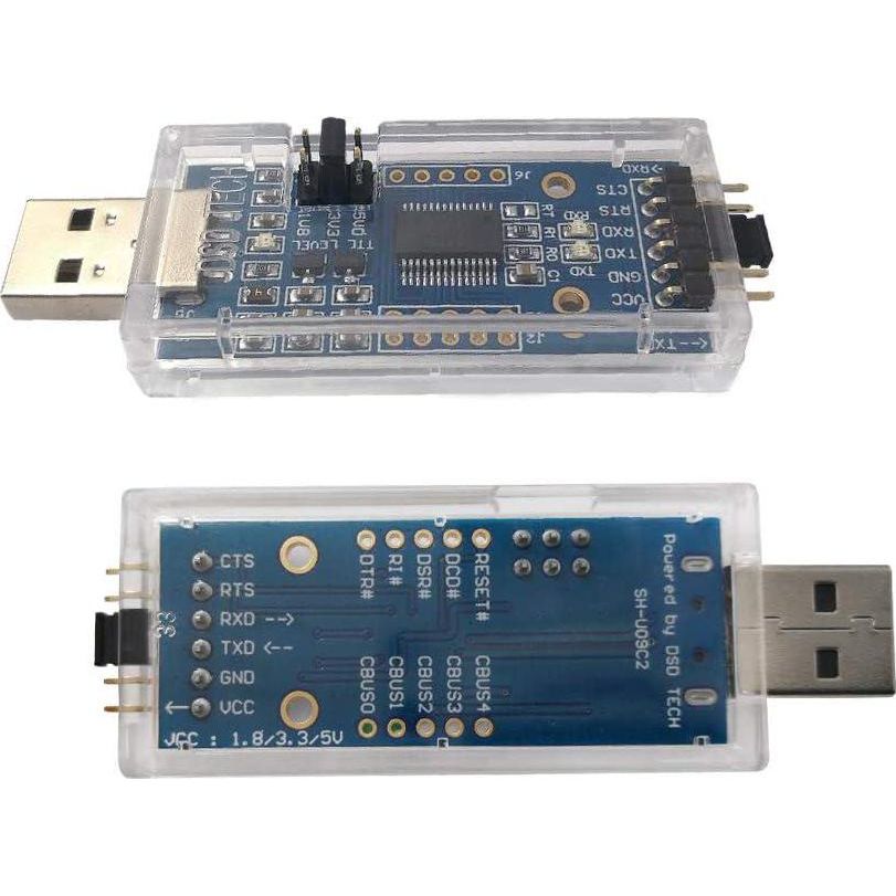 DSD TECH SH-U09C2 USB To TTL Adapter Built-in FTDI FT232RL IC For Debugging And Programming,