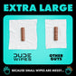Dude Wipes Flushable Wipes, Extra Large, 3-Pack, 144 Wipes Total, Mint Chill Scent, Vitamin E, Aloe, Eucalyptus, and Tea Tree Oils, Sewer-Safe