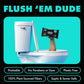 Dude Wipes Flushable Wipes, Mint Chill, 6-Pack (288 Wipes), Extra-Large Adult Wet Wipes with Vitamin E, Aloe, Eucalyptus & Tea Tree Oils, Septic & Sewer Safe