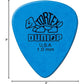 DUNLOP 1.0mm Blue Guitar Pick-12 Pack Tortex Standard (418P1.0),