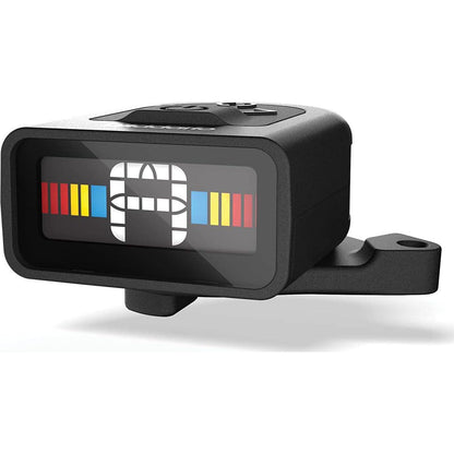 D'Addario Accessories Guitar Tuner - Micro Headstock Tuner - Tuner For Acoustic Guitar, Electric Guitar, Bass Guitar, Mandolin, Banjo, Ukelele - Compact And Discrete - Clip Free - 1 Pack,Black,
