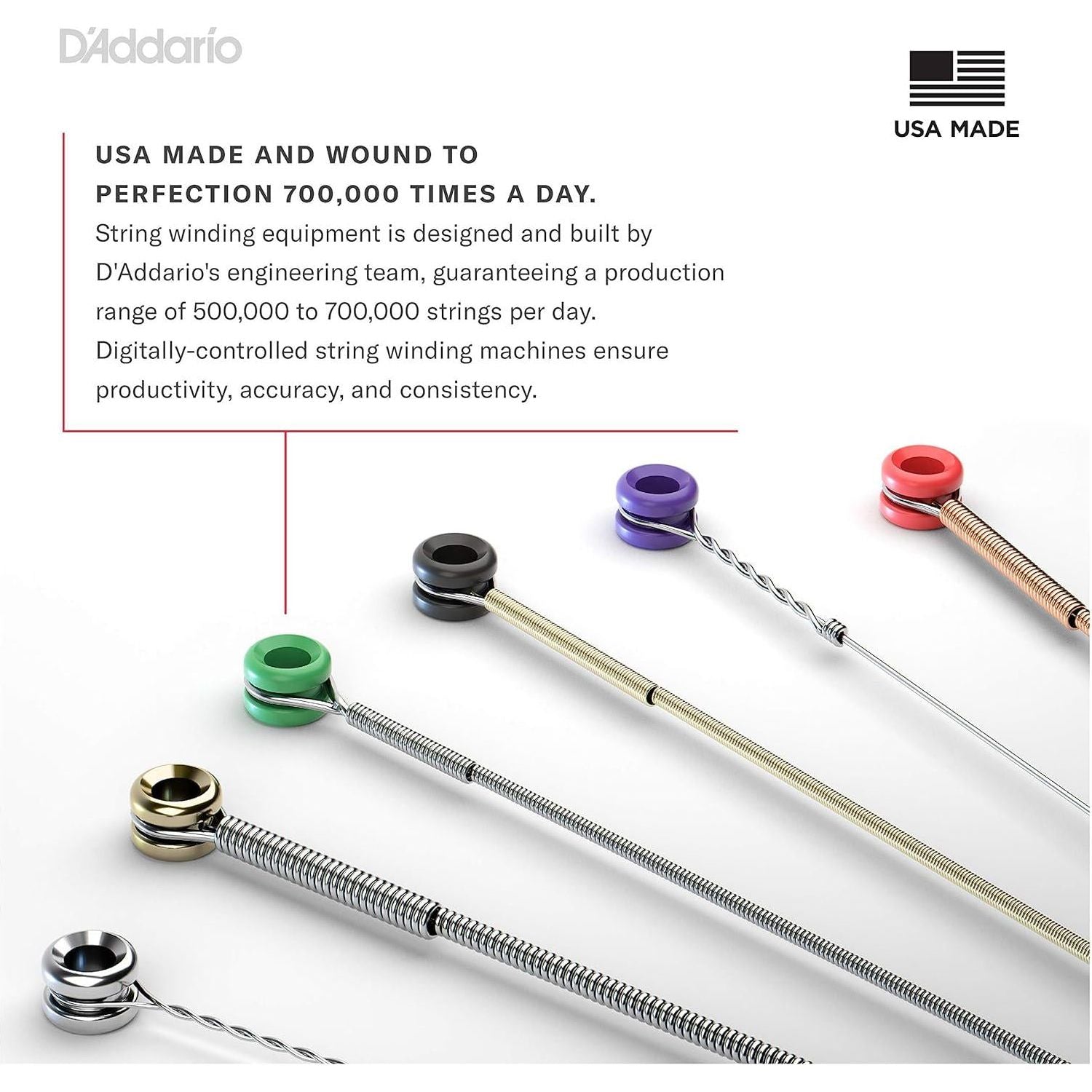 D'Addario Guitar Strings - Pro-Arte Classical Guitar Strings - EJ45-3D - Nylon Guitar Strings - Silver Plated Wound, Nylon Core - Normal Tension, 3-Pack,
