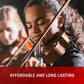 D'Addario Prelude Violin String Set, 1/8 Scale, Medium Tension J810 1/8M - Solid Steel Core, Warm Tone, Economical And Durable Educator S Choice For Student Strings 1 Set,