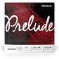 D'Addario Prelude Violin String Set, 4/4 Scale, Medium Tension J810 4/4M - Solid Steel Core, Warm Tone, Economical And Durable Educator S Choice For Student Strings 1 Set,