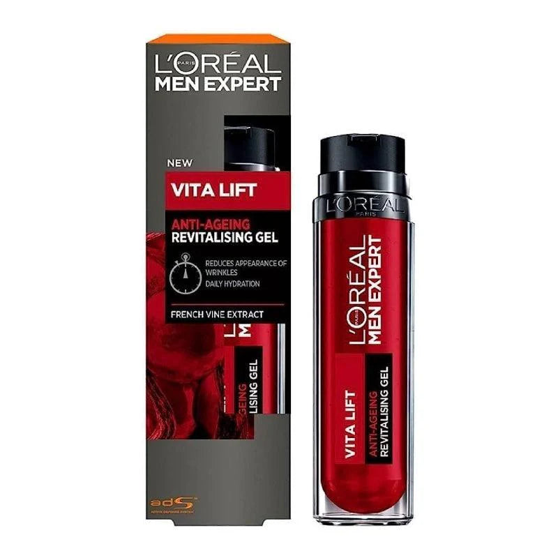 L'Oreal Paris Men Expert Vita Lift French Vine Extract Anti-Ageing Revitalising Gel 50ml