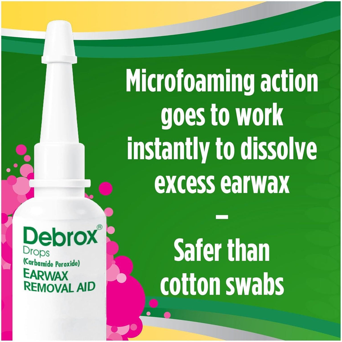 Debrox Debrox Ear Wax Removal Drops, Gentle Microfoam Ear Wax Remover, 0.5 Fl Oz