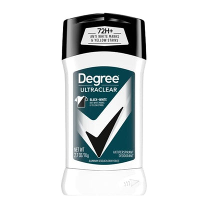 Degree Men Ultra Clear Black + White Antiperspirant Deodorant Stick 76g,079400587084