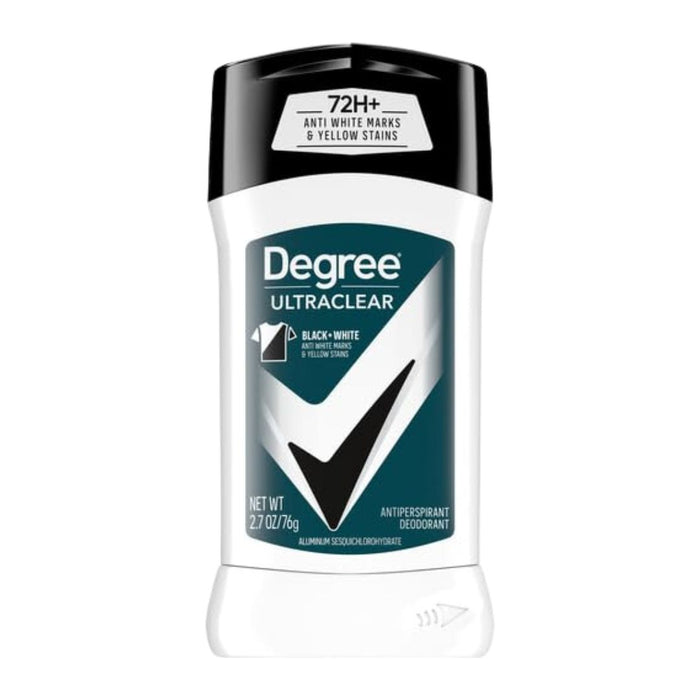 Degree Men Ultra Clear Black + White Antiperspirant Deodorant Stick 76g