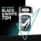 Degree Degree Men UltraClear Antiperspirant Deodorant Black + White 72-Hour Sweat And Odor Protection Antiperspirant For Men With MotionSense Technology 2.7 Ounce (Pack Of 4)