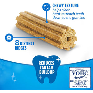 Dentalife Daily Dental Dog Treats Chicken Flavor for Large Dogs Over 40 lbs 36 oz 30 Count Pouch