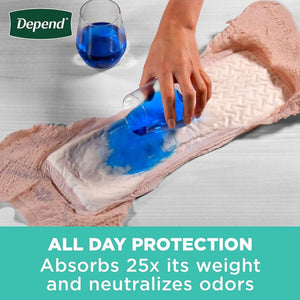 Depend Maximum Absorbency Disposable Underwear For Women