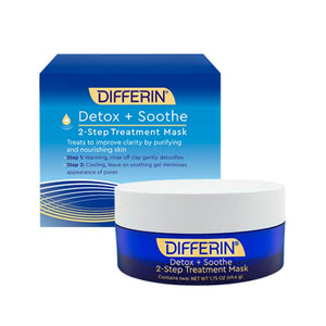 Differin Detox + Soothe 2-Step Treatment Mask 49.6g