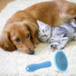 Depets Self Cleaning Slicker Brush for Dogs Cats Bunnies Easy Grooming Tool for Loose Hair