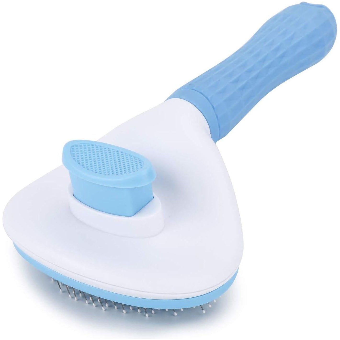 Depets Self Cleaning Slicker Brush for Dogs Cats Bunnies Easy Grooming Tool for Loose Hair
