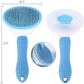 Depets Self Cleaning Slicker Brush for Dogs Cats Bunnies Easy Grooming Tool for Loose Hair