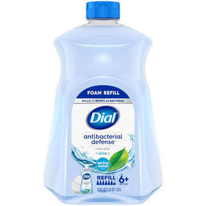 Dial Dial Antibacterial Foaming Hand Soap Refill, Spring Water, 52 Fl Oz