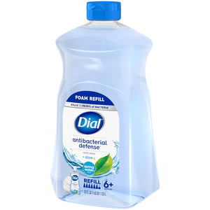 Dial Dial Antibacterial Foaming Hand Soap Refill, Spring Water, 52 Fl Oz