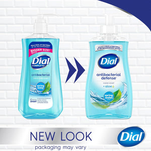 Dial Dial Antibacterial Liquid Hand Soap, Spring Water, 11 Fl Oz (Pack Of 4)
