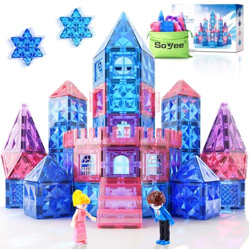 Diamond Magnetic Building Blocks Toy Set for Girls & Boys, Birthday Gift Ages 3–8